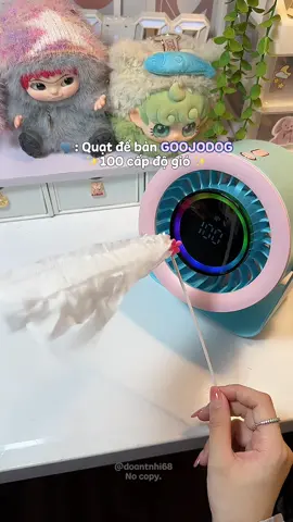 Quạt mát thôi mà có cần xinh dữ v hong 😋 #goojodoq #quatdeban #quatdebangoojodoq #quatdebantichdien #LearnOnTikTok #thinhhanh #viral #fyp #xh  