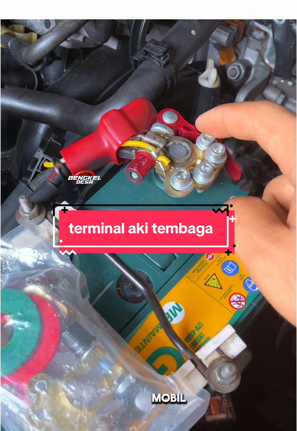 konektor terminal kepala aki tembaga murni set min plus #terminalakimobil #konektoraki 