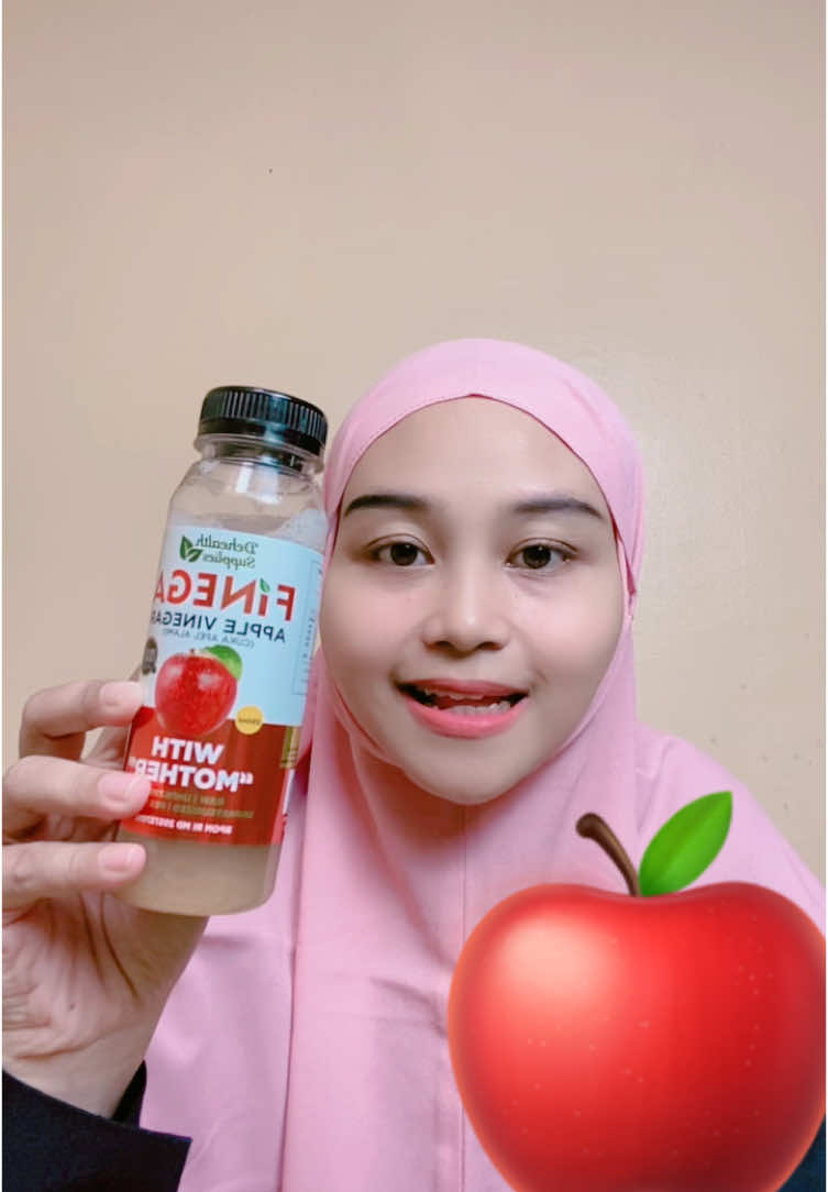 Finega cuka apel untuk membantu kesehatan pencernaan #cukaapel #finegacukaapel #cukaapeloriginal 