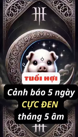 🐷 Tuổi Hợi – tháng 5 âm có 5 ngày rất dễ làm lệch tâm, lệch tài, lệch vận. 📌 Biết để tránh – là giữ được lộc không trôi! #TuoiHoi #5NgayXui #CanhBaoHangThang #PhongThuyUngDung #TuViThang5Am #12ConGiap #VanKhongDeMat 