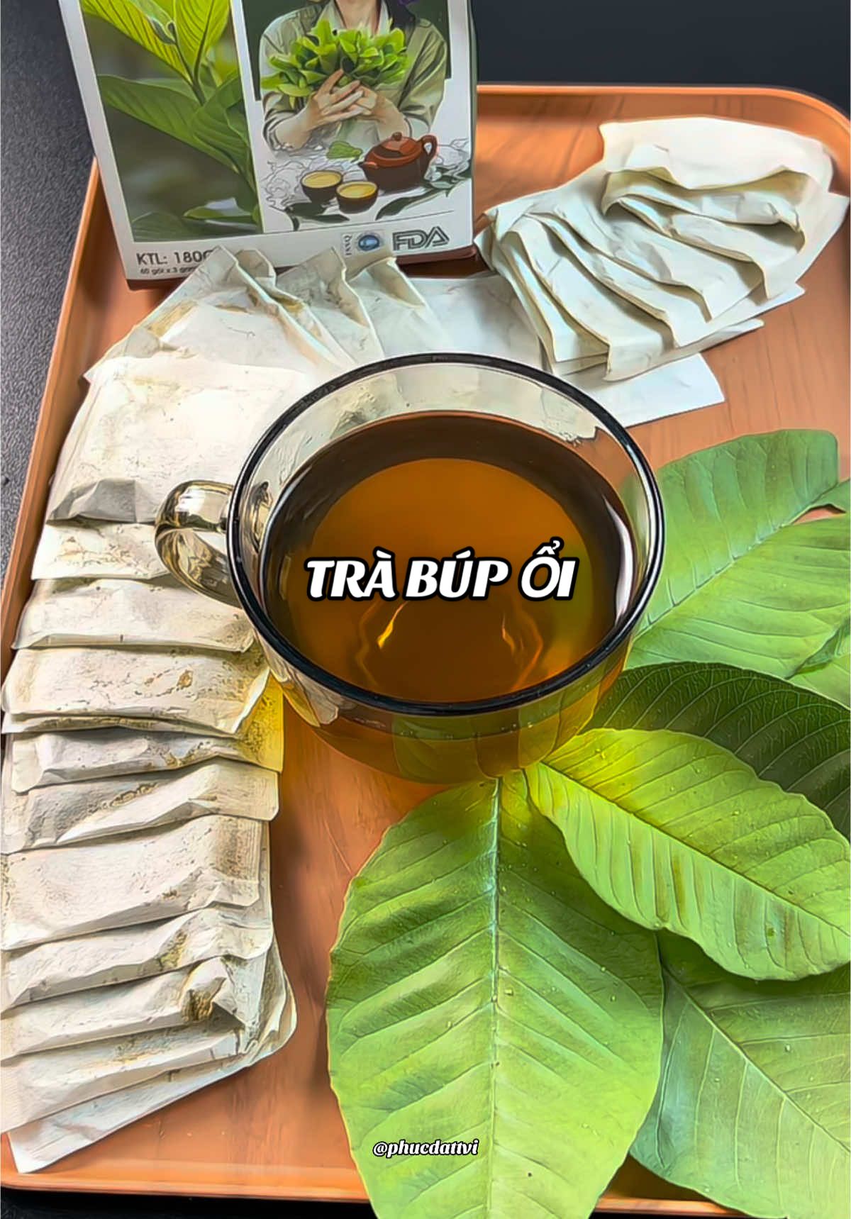 Mỗi ngày 1 ly trà búp ổi non. #phucdattvi #tralaoi #trabupoinon #tràláổi #láổi #tralaoimocnam 