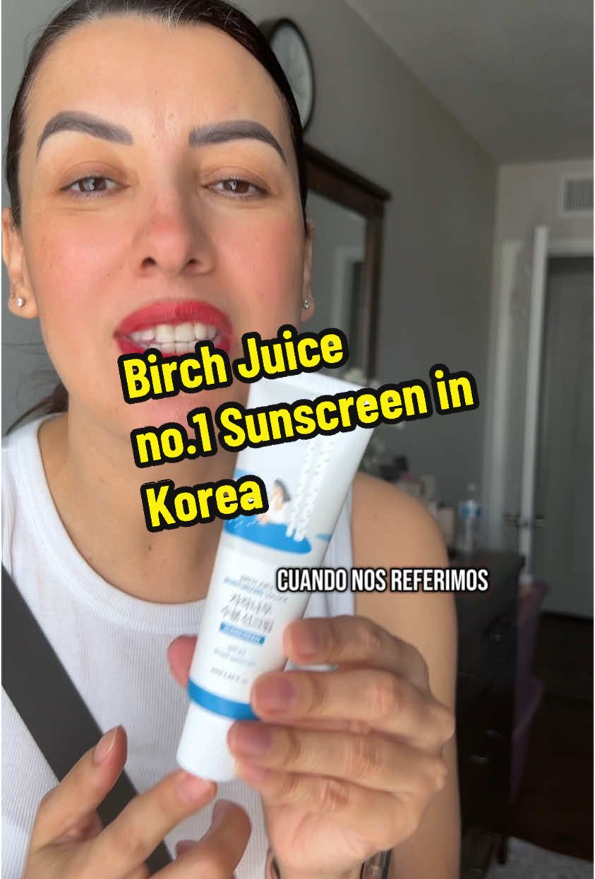 Birch Juice Moisturizer Sunscreen.. # 1 in Korea. @ROUND LAB #birchjuice #koreansunscreen #sunscreen #sunscreenviral #koreanskincare #koreanskincareproducts #tiktokshopfinds #tiktokmademebuyit #tiktokshoprestock #tiktokshopcreatorpicks #spotlightfinds #QVCTikTokSuperBrandDay #ttslevelup  