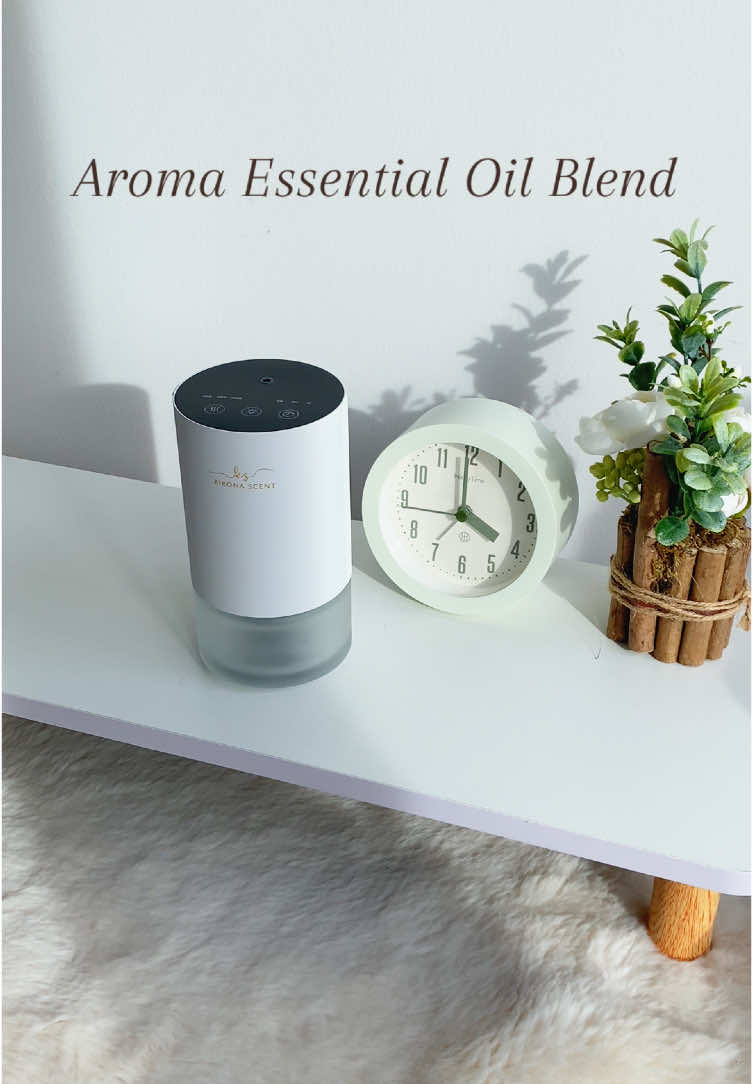Titan Aroma Nebulizer Hack!  You can now enjoy your favourite essential oil blends by adding directly into the frosted glass base.  Here are some custom blends that you can try in your nebulizer 🤩  #kironascent #waterlessdiffuser #essentialoilblend #fypsg #relaxation #customized 