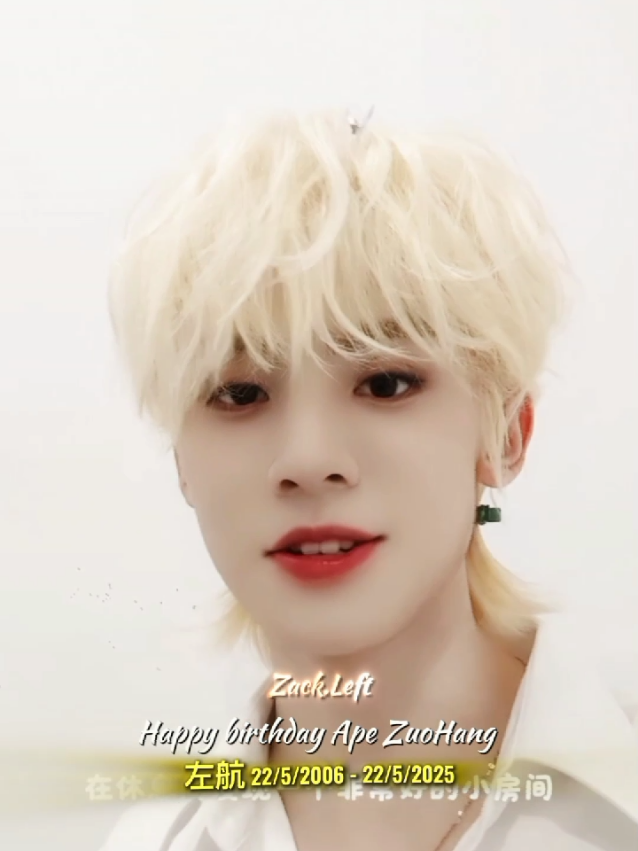 ( Chúc mừng sinh nhật Ape sớm chút) Chúc mừng sinh nhật Ape ZuoHang🎉🎊🎂 Chúc anh tuổi 19 thật rực rỡ, tràn đầy năng lượng và luôn giữ được đam mê, nhiệt huyết với những điều mình yêu thích. Mong rằng tuổi mới sẽ mang đến cho anh nhiều niềm vui, thành công và những trải nghiệm thật đáng nhớ. Hãy luôn là chính mình – tài năng, bản lĩnh và ấm áp như bây giờ nhé #tảhàng #zuohang #左航 #top登陆少年 