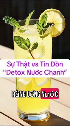 Nước detox cơ thể#giamcan #detox #dangdep #chamsocsacdep #chamsocsuckhoe #nuocchanh #chanh 