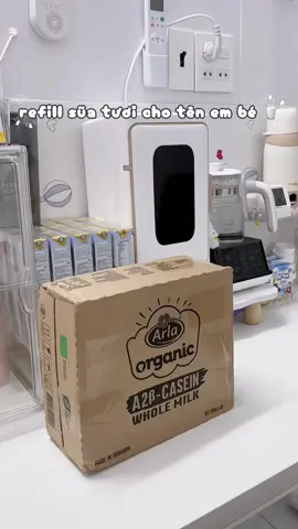 Thứ tui thích rì phiu nhất, tại sữa tươi ngày 1 cữ nên rất là lâu hết để được khui  thùng 🤣 #meembesdau #mevabe #refill #suatuoihuuco #duocphamanhminh #arla #arlababyme 