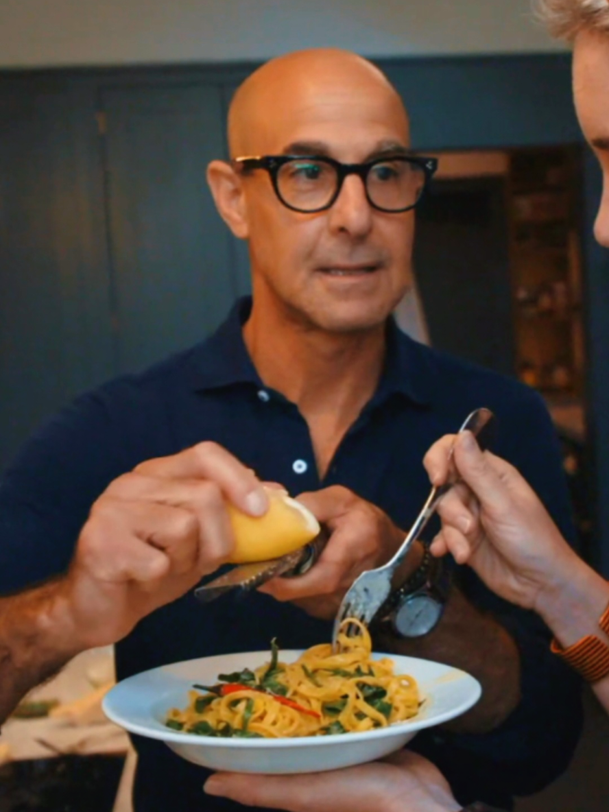 he was great in BURRRlesque. #stanleytucci #guccimane 