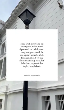 #quotes #quotestory #related #perbaiki #perbaikidiri #perbaikidiriperbaruihati #kesempatan #kesempatankedua #dipermainkan #berubah #berubahmenjadilebihbaik #diulang #matahati #buta #pakaiotak #pakailogika 