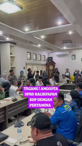 ketegangan terjadi saat DPRD Balikpapan RDP dengan Pertamina patra Niaga terkait kelangkaan BBM di seluruh SPBU Balikpapan.  #bbmlangka #DPRDBalikpapan #pertamina 