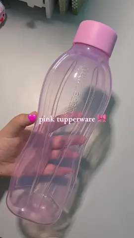 1L pink tupperware bottle 💗 #tupperware #waterbottle #pink #pinktupperware 