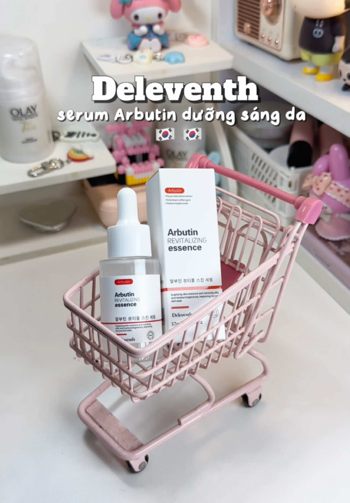Serum dưỡng sáng da giá hssv mà mn nên thử 🇰🇷 🇰🇷 #arbutin #serumarbutin #serumduongsangda #deleventh #deleventhskincare 