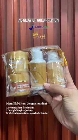 AB Glow Up Gold Premium Lux Bright. Sdh BPOM dan lolos uji lab,aman untuk ibu hamil dan menyusui serta pemakaian jangka panjang. #abglowup #fyppppppppppppppppppppppp 
