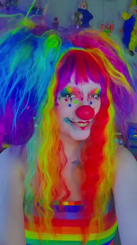 boo #clown #honk #clowncore #clowngirl #rainbow #cosplay #kidcore #dopaminedecor 