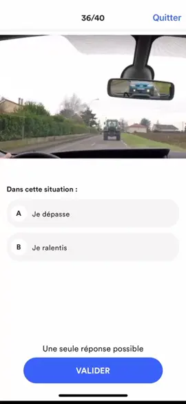 la visibilité est primordiale pour effectuer un bon dépassement #autoecoleenligne #autoecole #permis #codedelaroute 