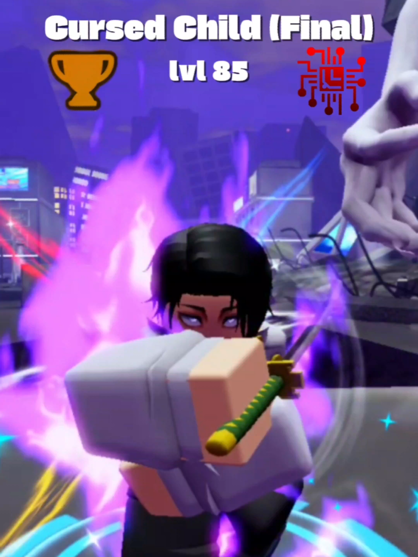 Yuta Evo in Anime Last Stand 🤯🔥🔥 #jujutsukaisen #robloxfyp #yuta #animelaststand #als 