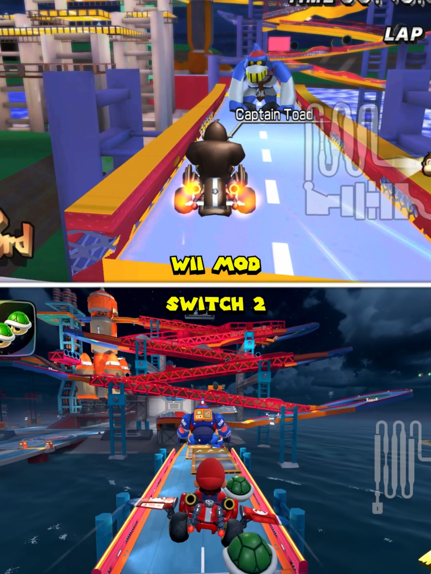 Mario Kart World Wii! (DK Spaceport) #mariokartworld #mariokart #mario #mariokartwii #nintendo #nintendoswitch #nintendoswitch2 #supermario #donkeykong #wii #luigi #daisy #wario #princesspeach #rosalina #toad #bowser #wario #waluigi #switch2