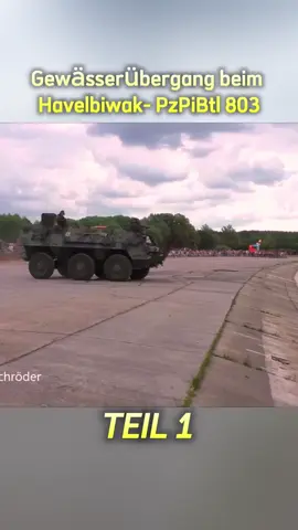 #Gewässerübergang beim Havelbiwak- PzPiBtl 803 #Bundeswehr  #PzPiBtl803  #30  #PioniereHavelberg  #5  #Göttlin  #PzGrenBrig41  #Schwimmbrücke  #10  #Havel  #Haffschild  #TrÜbPlKlietz 