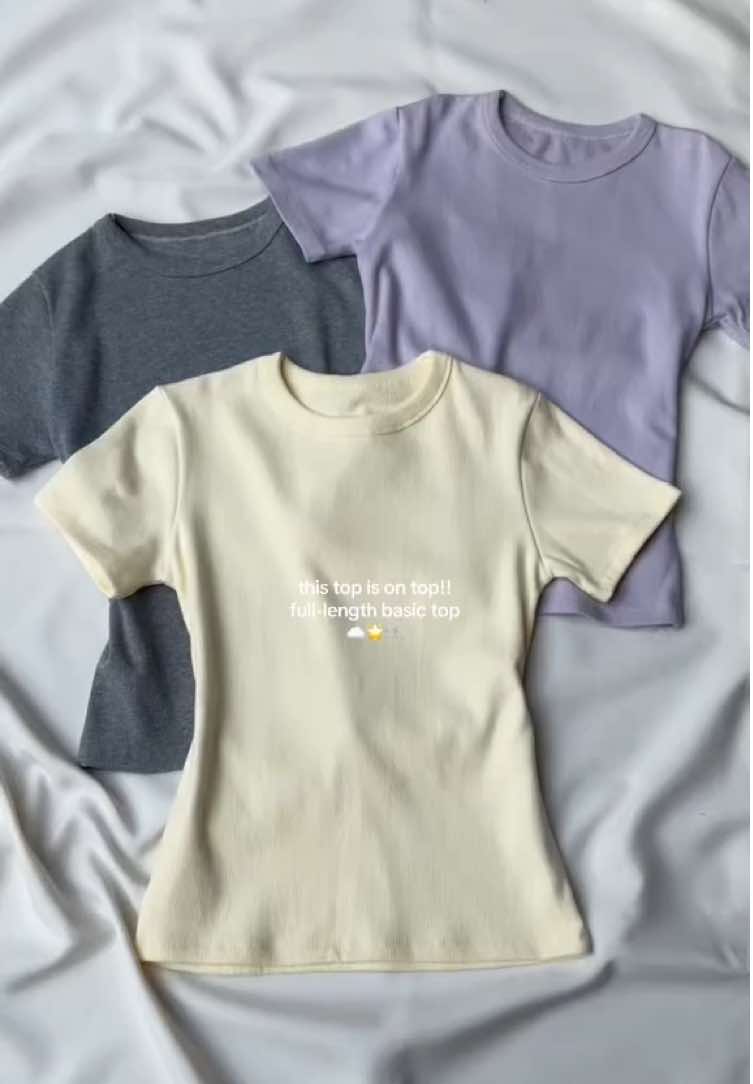 finally found a full-length basic top! + NOT SEE THROUGH + MAKAPAL TELA 🤍 #fulllengthbasictop #basictop #basicfit #basicoutfit #foryou #viral #topforwomen #plaintops