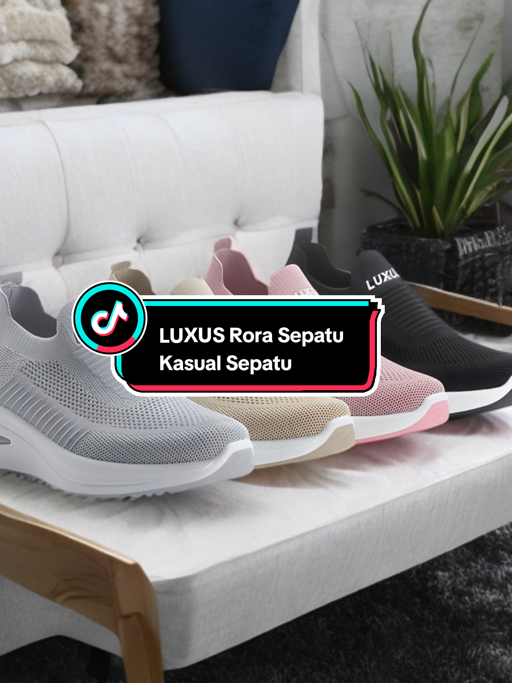 LUXUS Rora Sepatu Kasual Sepatu Wanita Sepatu Olahraga Alas Karet LX2028 Casual Shoes #sepatucewekoriginal #luxus  #sepatuwanita #sepatu #sneakers #fyppppppppppppppppppppppp 