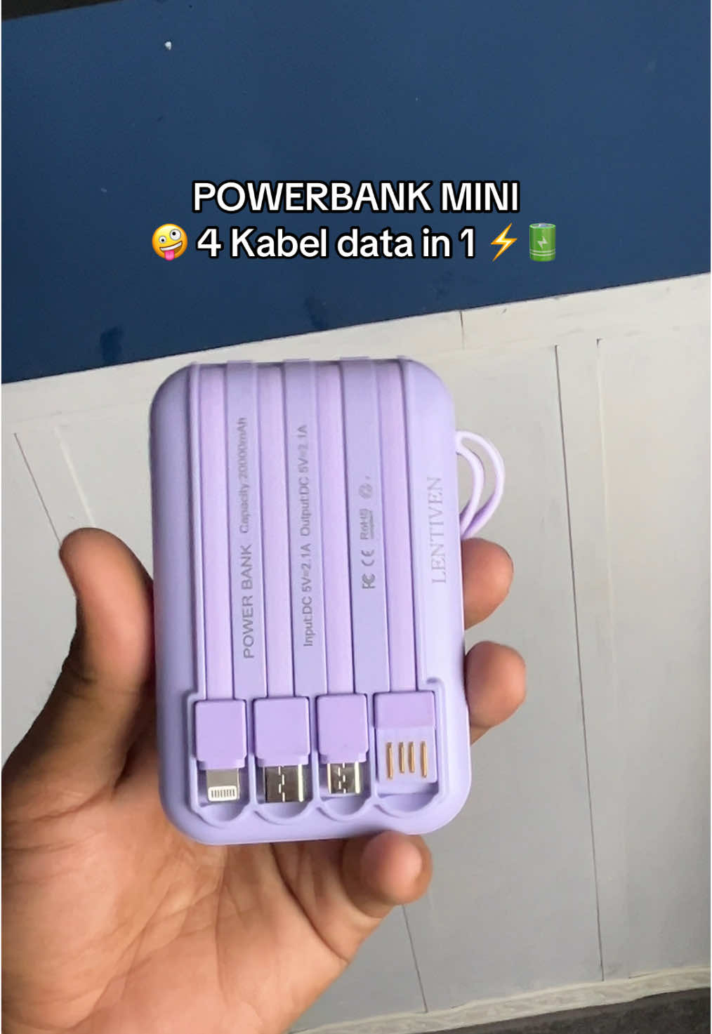 Powerbank Mini  fast Charging  #lentivenpowerbank50000mah #powerbankmini #powerbankviral #powerbank 