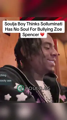 Soulja Boy Thinks Solluminati Has No Soul For Bullying Zoe Spencer #souljaboy #zoespencer #solluminati #trending 