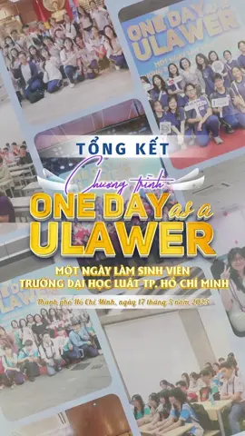Cùng nhìn lại One day as a Ulawer #ulaw #hcmulaw #onedayasaulawer #tvts