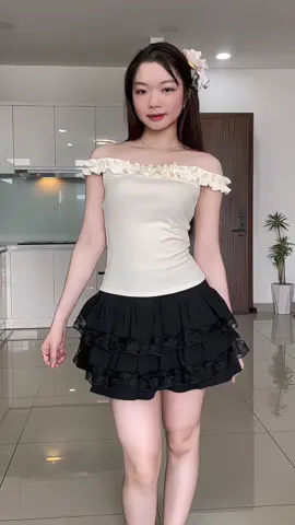 Áo Trễ Vai Dáng Ôm #aotrevai #aothun #aokieu #thoitrangnu #mặcđẹpmỗingày #xuhuong 