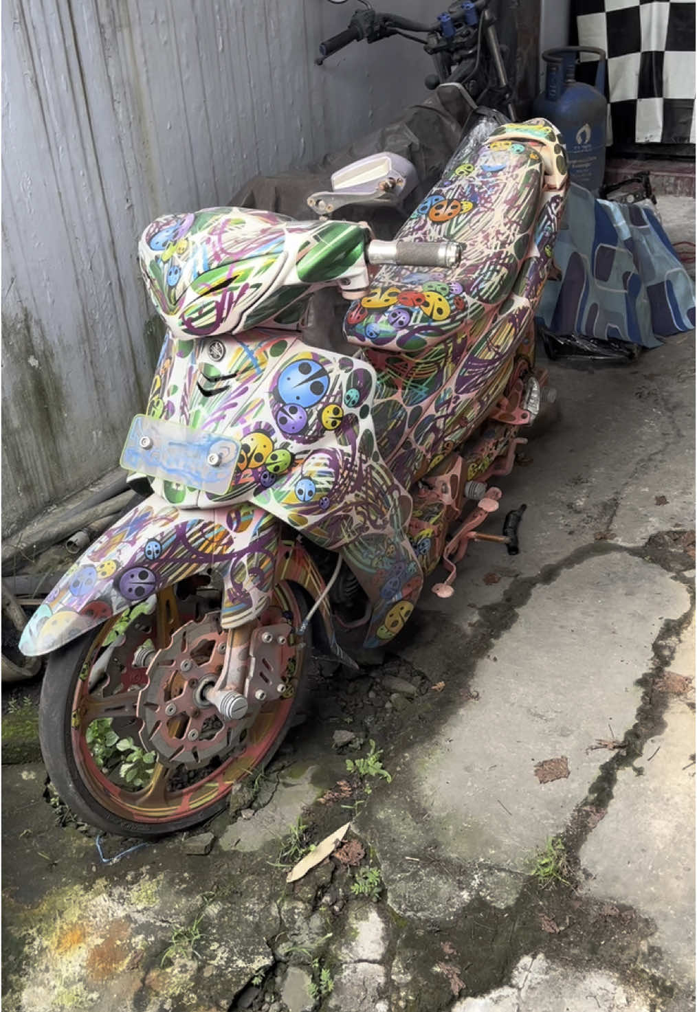 Fosil modifikasian era tahun 2000 an #ptmencaricintasejati#modifikasi#modifikasimotor#motorceper 