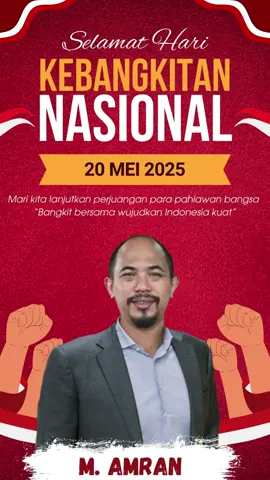 Bangkit bersama, wujudkan Indonesia yang kuat dan berdaya saing..!! 👊 #20mei #harikebangkitannasional #nasionalis #pahlawan 