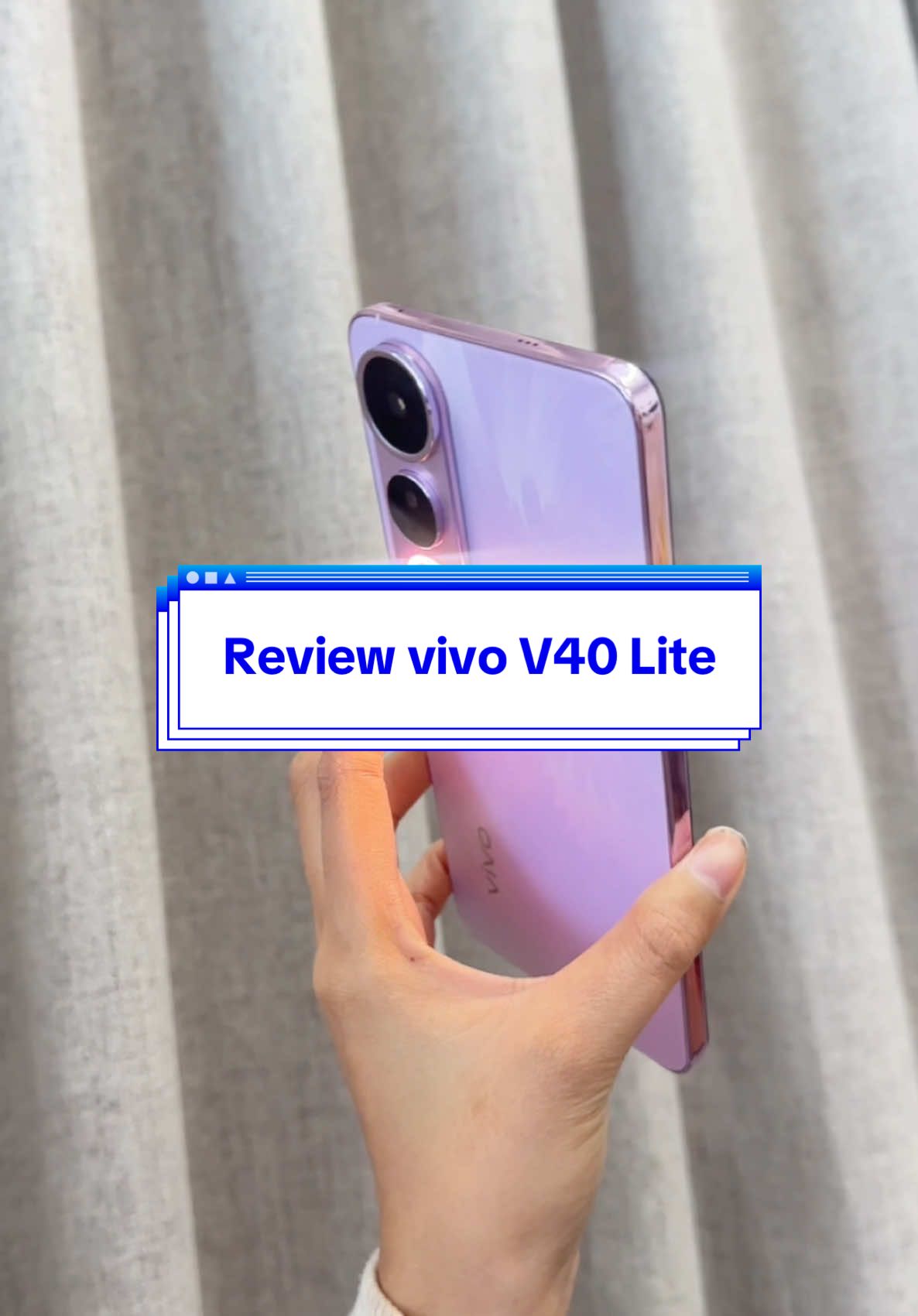 Review vivo V40 Lite #vivo #electronics #vivoindonesia  