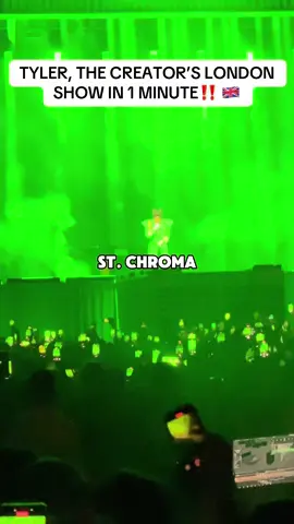 Tyler, the creator’s London show in 1 minute! #tylerthecreator #chromakopia #london #live #concert #tour #europe #setlist 