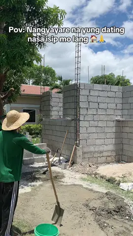Thankyou Lord, malayo pa pero malayo na 🙏🤍 #houseconstruction #buildingahouse #ourhome #fyp 