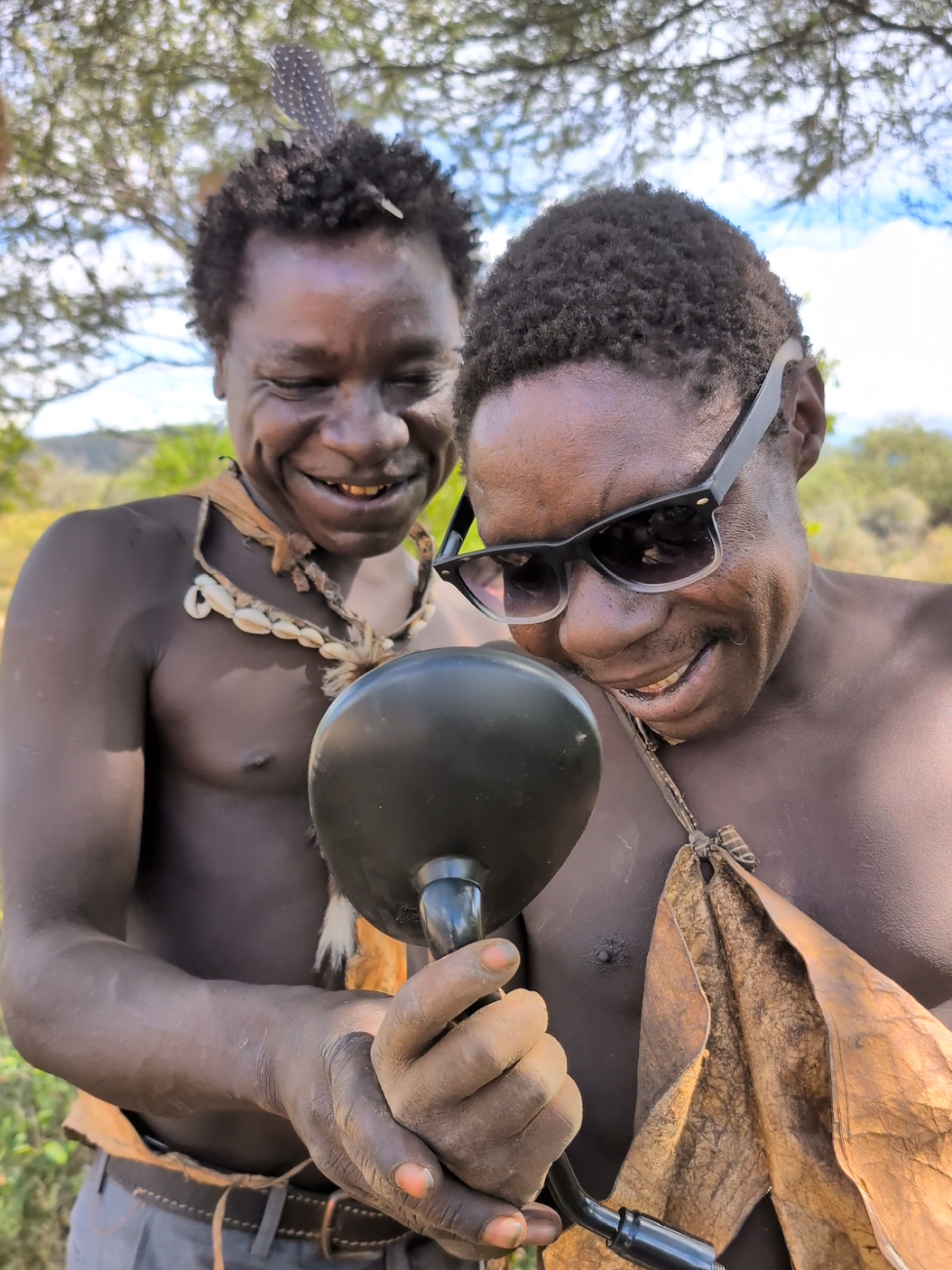Chaaba and Duduqwe See themselves on mirror with glasses 🕶️🤓😂😲#village #FoodLover #villagelife #FoodLover #fyp #uktiktok #uktiktok 