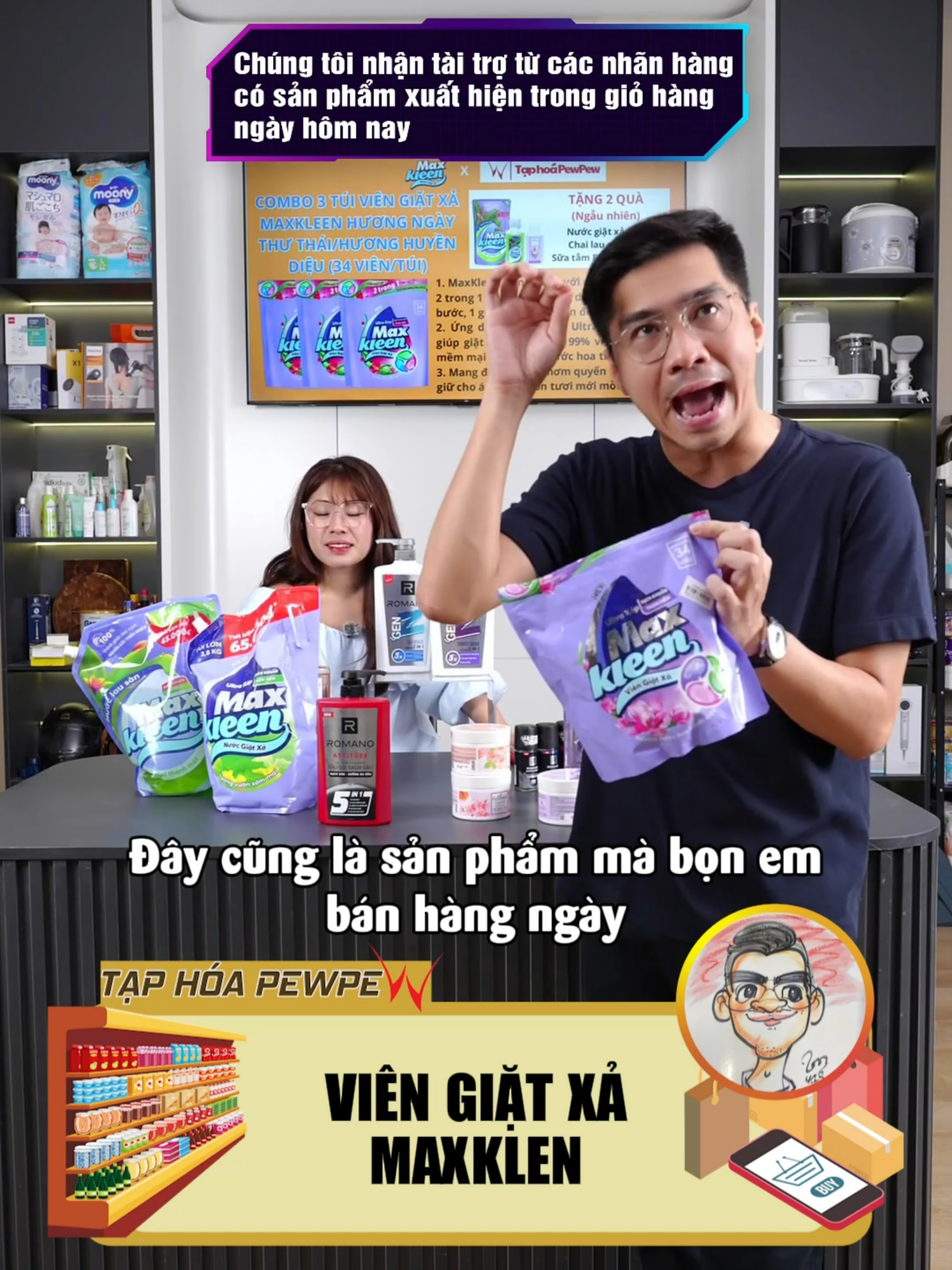 [REVIEW KHÔNG BOOKING] TÚI VIÊN GIẶT XẢ MAXKLEEN Công nghệ Ultra kép đột phá kết hợp hài hoà 2 sức mạnh giặt và xả trong một nắp giặt giúp: + Giặt sạch vết bẩn trên quần áo + Giảm gây mùi hiệu quả trên quần áo + Lưu giữ sự mềm mại trên từng sợi vải + Hương thơm ngát dài lâu đến tận lần giặt tiếp theo Rất mong quý kháng hàng/ khán giả có thể để lại bình luận/ góp ý hay sản phẩm quan tâm nhé. * Chúng tôi nhận hoa hồng từ các nhãn hàng khi bán/ giới thiệu/ trải nghiệm các  sản phẩm được liên kết với video này. * #pewpew #taphoapewpew #Maxkleen #Viengiatxa #Wipro