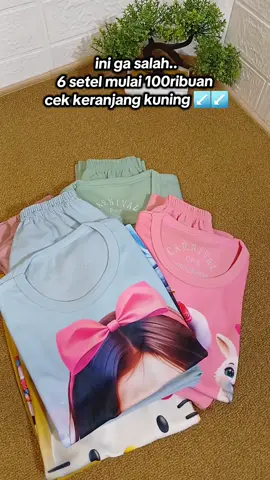 stok terbatas,harga promo hari ini,cekout di keranjang kuning paket hemat setelan anak perempuan #setelananak #bajuanak #bajuanakperempuan 
