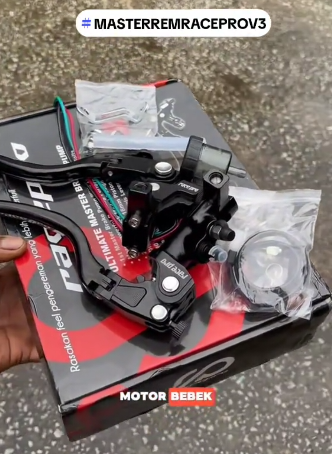 masterrem racepro v3 single radial & dobel radial #nmax #nmaxmodifikasi #pcx160 #pcx150 #vario #variomodifikasi #danapelajar #fyp #keranjangkuning 