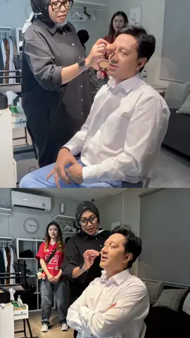 makeup  dan hairdo photoshoot by me  #fyp #videoviral #komediankocak #andretaulany #photoshoot #commercial 