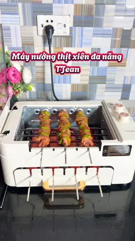 Cùng máy nướng thịt xiên đa năng TJean nấu món ngon cho cả nhà. #TJean 