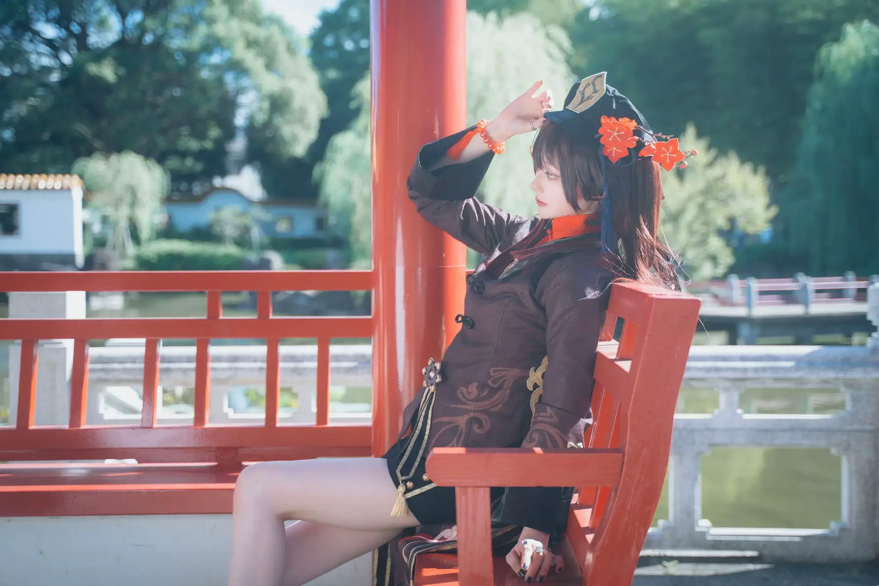 photo···▸﻿yuba  /  XID···▸﻿AKLW4467 #GenshinImpact #Genshin #hutao #hutaocosplay #コスプレ  #胡桃  2024/09/14撮影