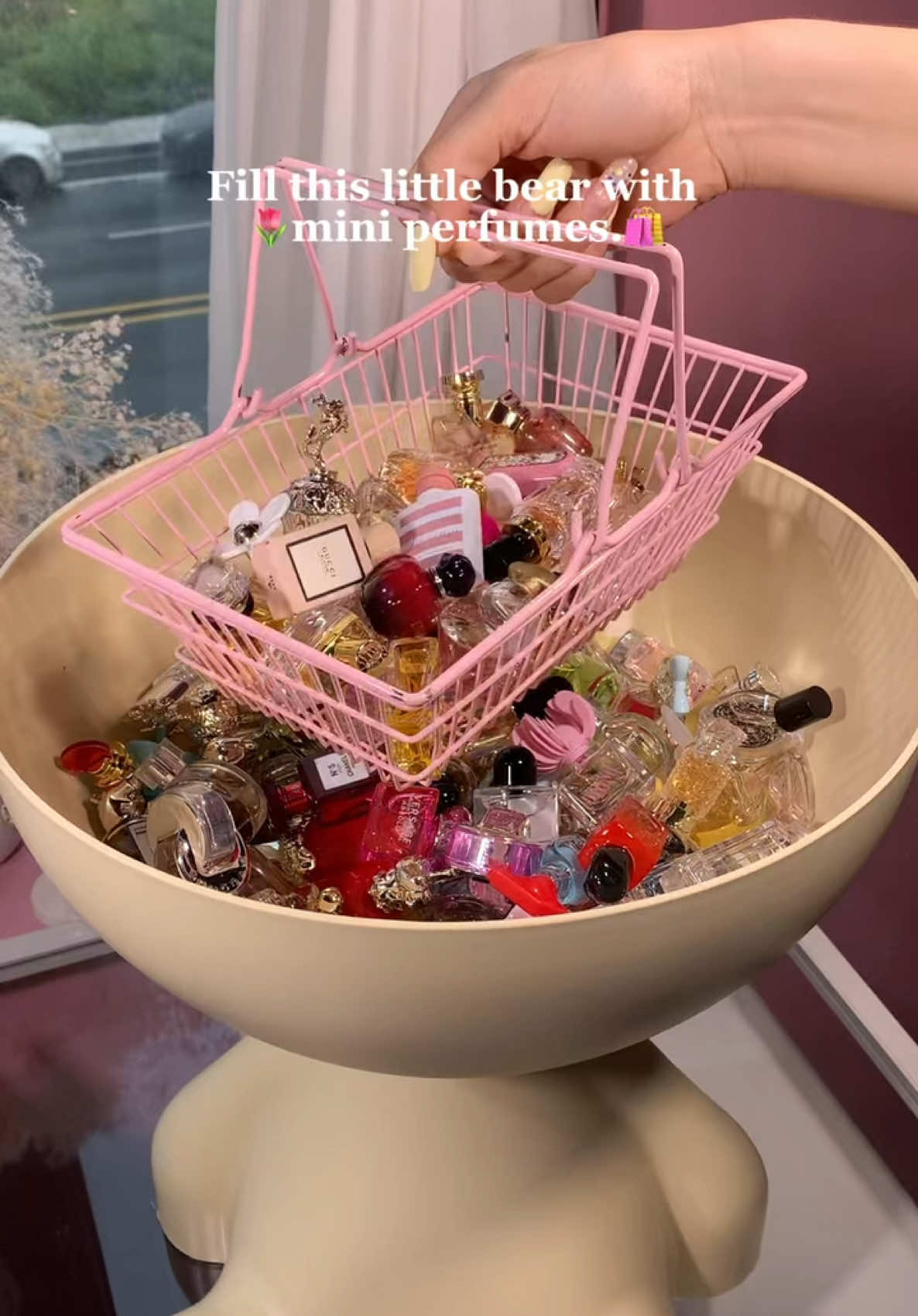 Fill this little bear with mini perfumes.#perfumetiktok #parfum #miniperfume #parfumviral #perfumes 
