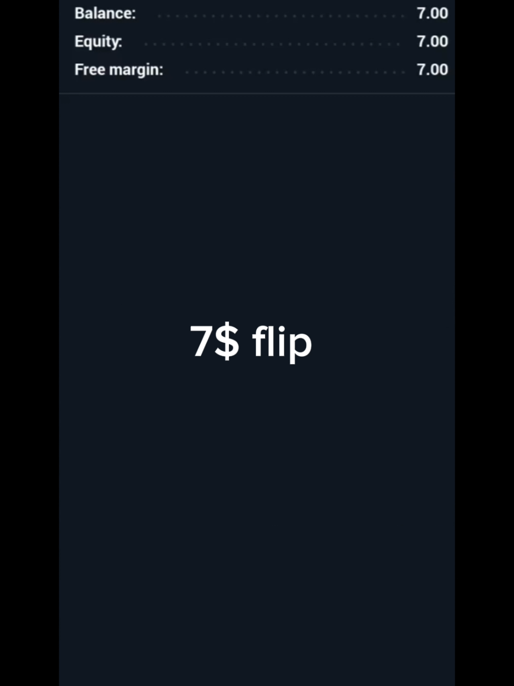 7$ account flip to 131$ #forextrading #forexsignals #grow 
