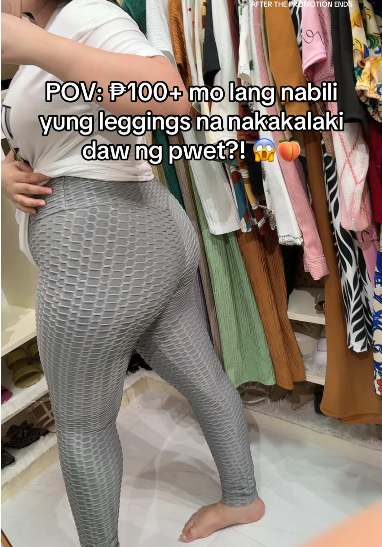 Booty leggings na no bakat at lakas makalift ng wetpaks! Snatched ang fit, comfy pang-gym or panggala—super flattering for all body types! | DISCLAIMER: PRICES MAY VARY AFTER THE PROMOTION ENDS #legging #leggings #gymwear #yogawear 