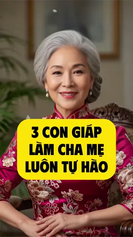 3 con giáp làm cha mẹ luôn tự hào #phongthuy #tuvi #nangsenphongthuy 