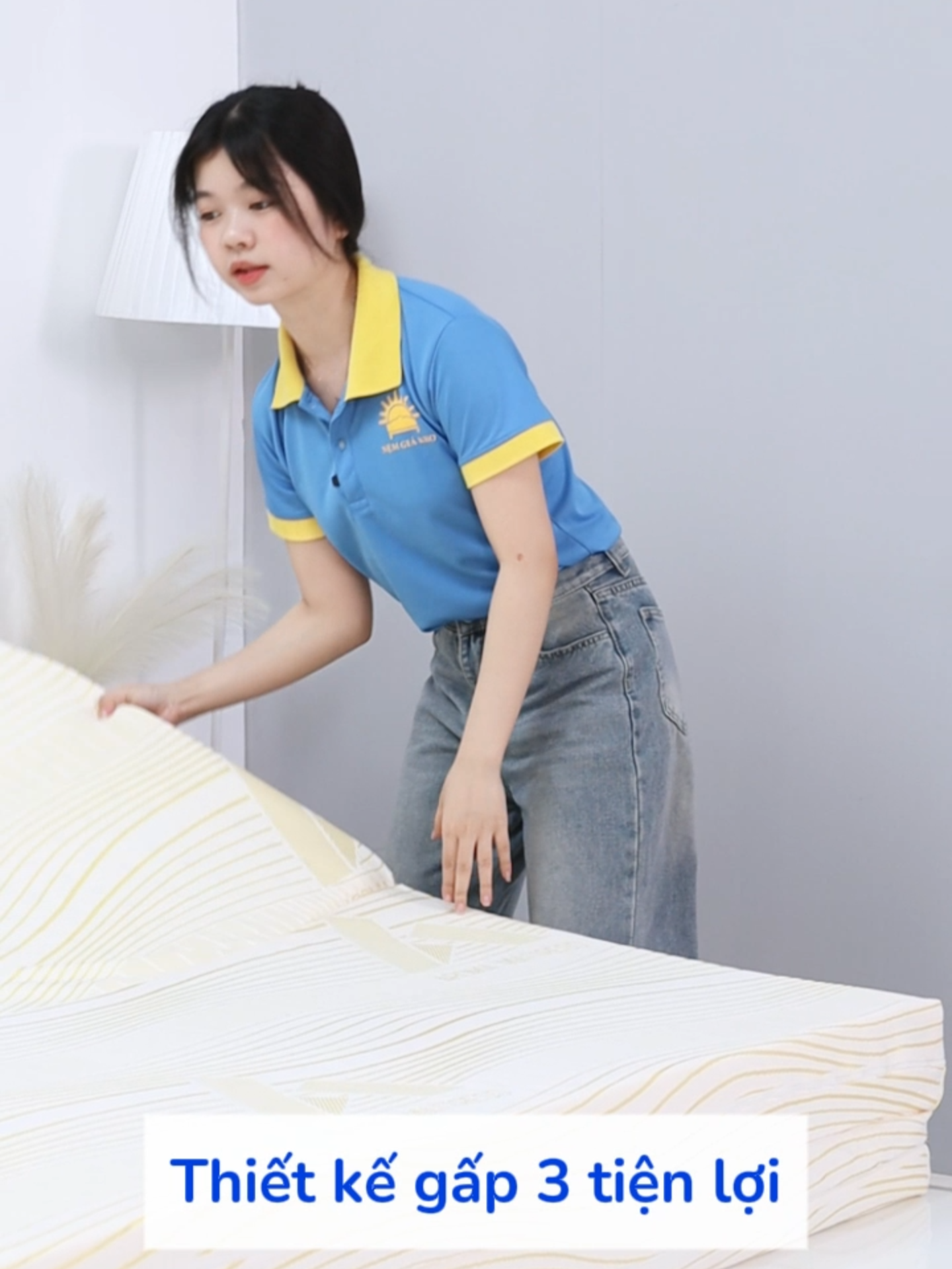 Nệm Foam Aroma Classic Gấp 3 - Êm ái - Gấp gọn tiện lợi #nemgiakho #nemfoamclassicgap3  #nemgapgon #nememai #nemfoam #reviewnem