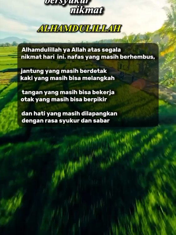 bersyukur  #motivation #ilunss16 #katakata 