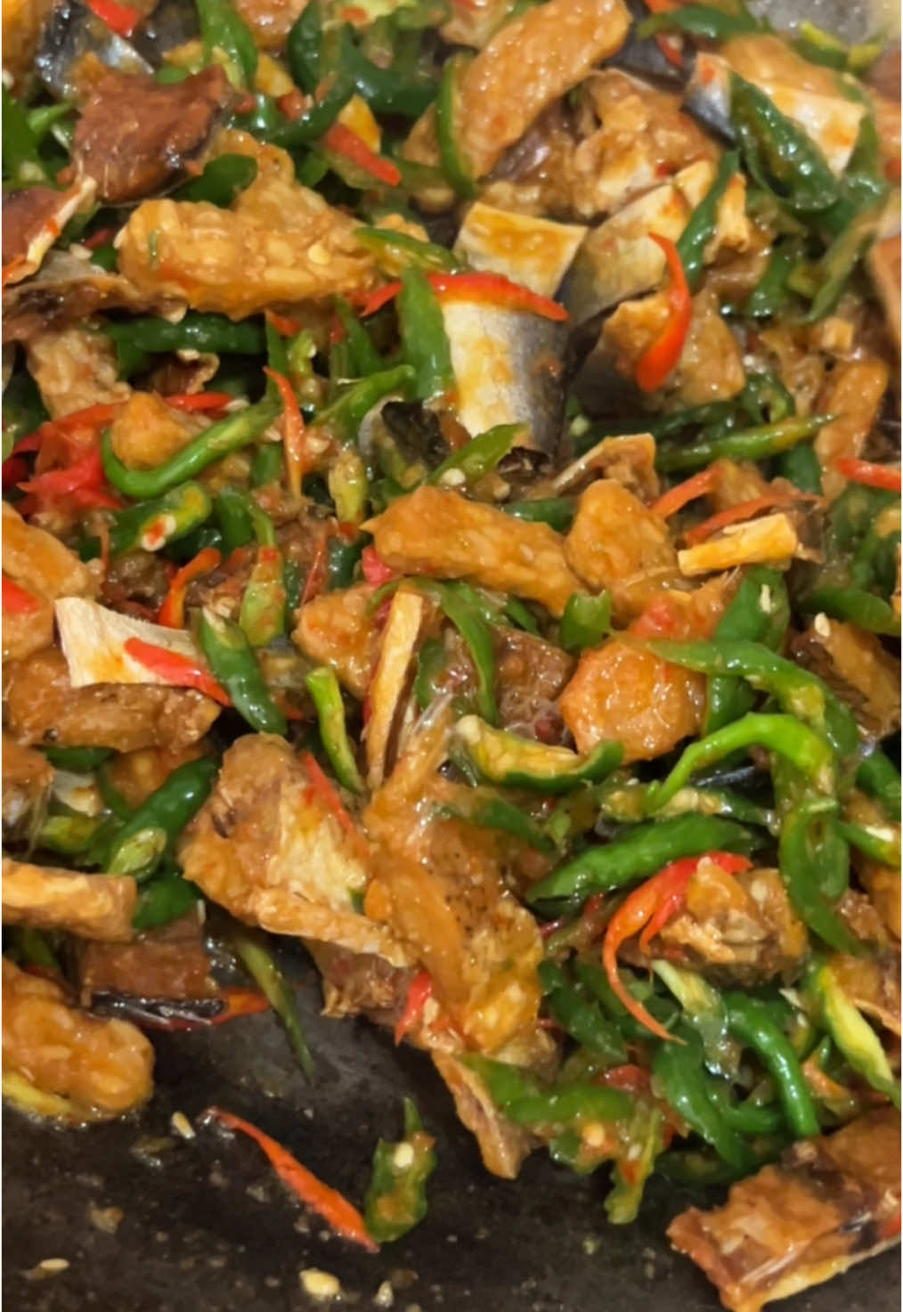 ikan asin cabe ijo