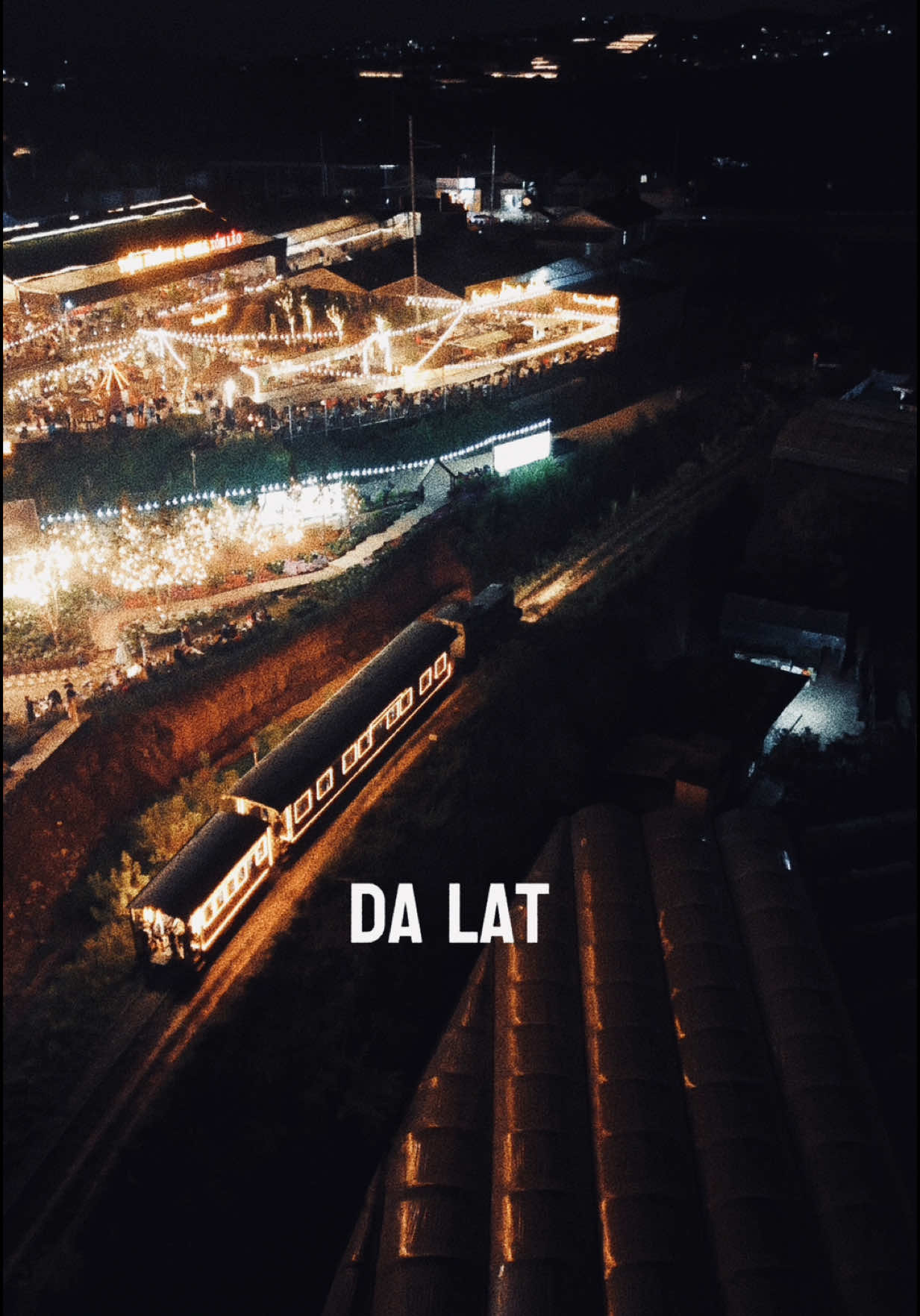 🚂 If you ever visit Da Lat, don’t miss this surreal view - it feels like riding a train through a field of stars.  Da Lat has over 4,500 hectares of greenhouses, making it the flower capital of Vietnam. At night, they’re lit to maintain warmth and help crops thrive in the cool mountain air. #dalat #dulichdalat #dulichvietnam #travelvietnam #flycamvietnam #dronevideo #nighttrain #greenhouse 