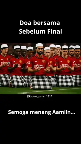 doa bersama sebelum final #manchesterunited #mufc #football #europaleague #tottenham #ggmu #ggmu🔴