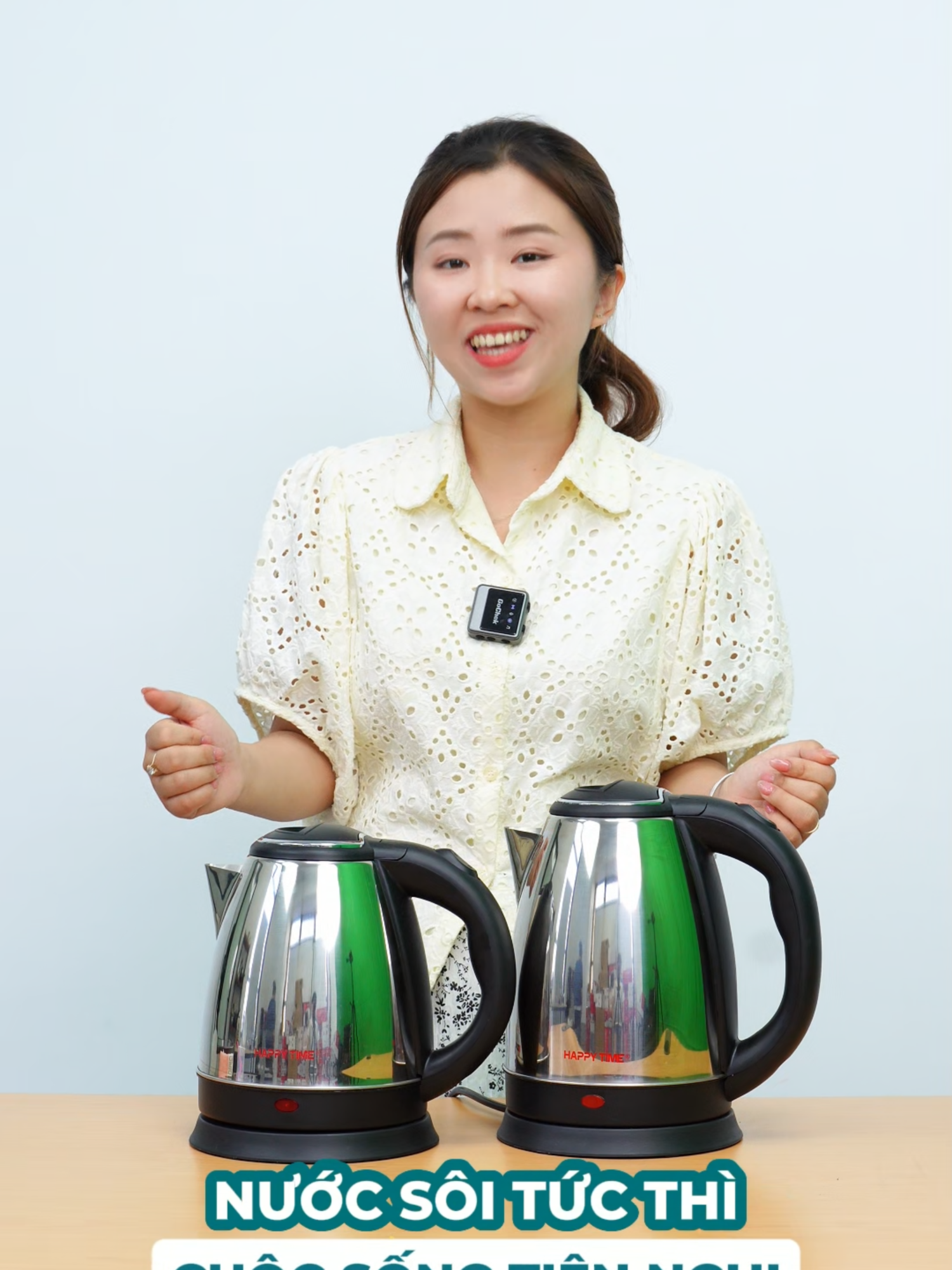 ẤM SIÊU TỐC INOX HAPPY TIME  #giadungquocdan #sunhouse #sieutoc #happytime