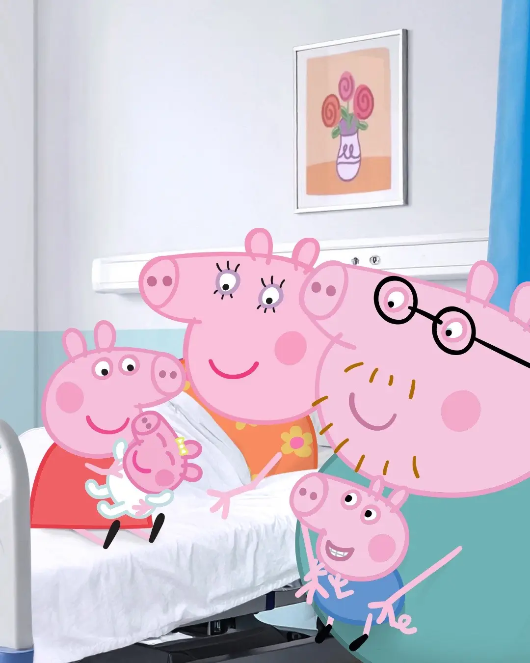 Peppa is a big sister again! Mummy Pig has welcomed her third baby, daughter Evie 🐽🍼 Mummy and Daddy Pig, Peppa, and George are thrilled to enter this new chapter with the newest addition to the Pig family! #ExpectingPigChanges #baby #peppapig #EviePig #Evie 
